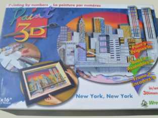 Wrebbit Paint 3D New York, New York Twin Towers Skyline
