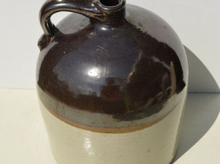 Large Antique Stoneware Jug Crock