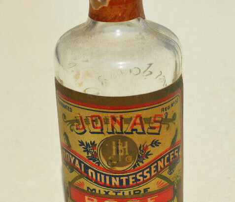 Ultra Rare Henri Jonas ROSE Quintessence Antique Bottle