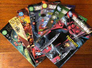 7 DC Comic Books – Bionicle Metru Nui Series – Lego