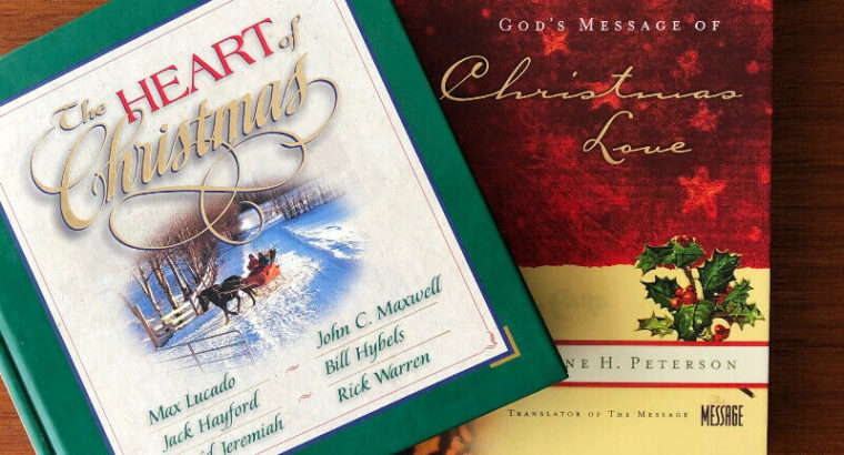 2 Inspirational Christmas Books – Christian – Religious – As New