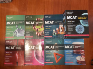 MCAT Prep Books (Kaplan and Exam Kracker)