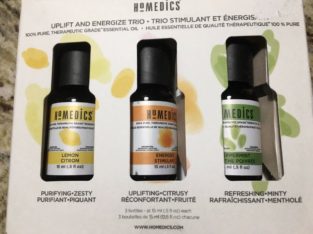 BNIB Homedics essential oils set