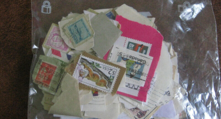 Sorted bags of postage stamps – NO DOUBLES