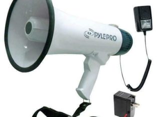 PYLE PMP45R Professional Dynamic Megaphone With Recording Function/Detachable Microphone & Rechagable batteries