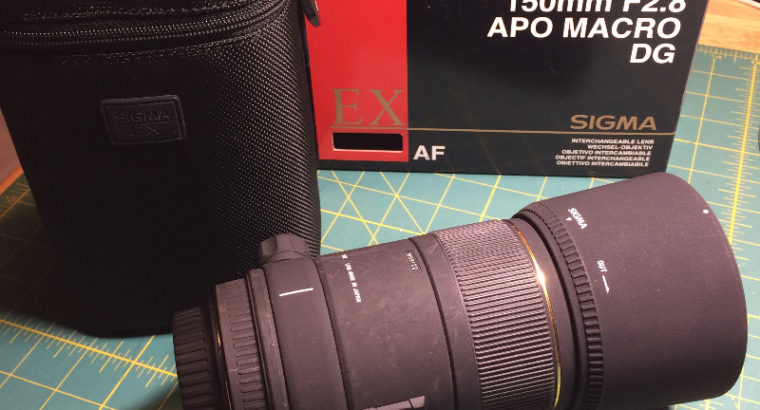 Sigma 150mm f/2.8 AF APO Macro DG Lens (Canon Mount)