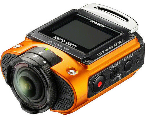 RICOH UHD 4K Action Video Camera 1.5-Inch LCD Orange WG-M2 New