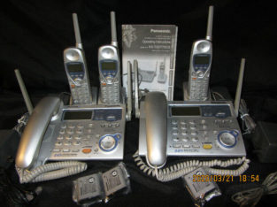 PANASONIC 2.4GHz CORDED/CORDLESS EXPANDABLE PHONE SYSTEMS