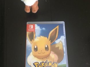 Pokémon let’s go eevee (with keychain) for Nintendo switch