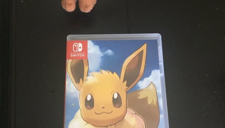 Pokémon let’s go eevee (with keychain) for Nintendo switch