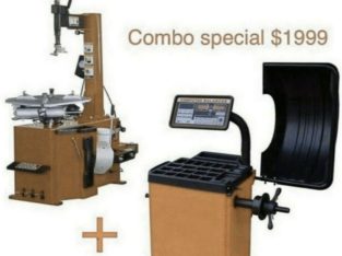 Combo deal ! New tire machine and wheel balancer