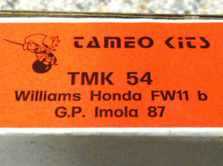 Tameo 1/43 Williams Honda FW-11B 1987