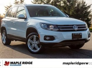 2017 Volkswagen Tiguan Comfortline AWD, ONE OWNER, NO ACCIDENTS,