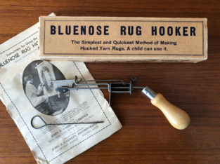 Antique 1920’s Bluenose Rug Hooker Original Box + Instructions