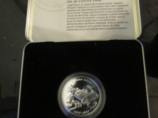 1998 Gilles Villeneuve Sterling Silver Coin