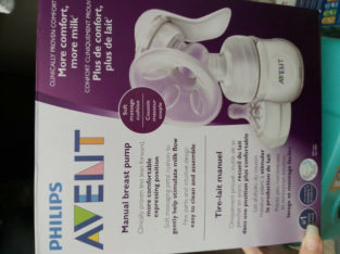 New Avent breast pump