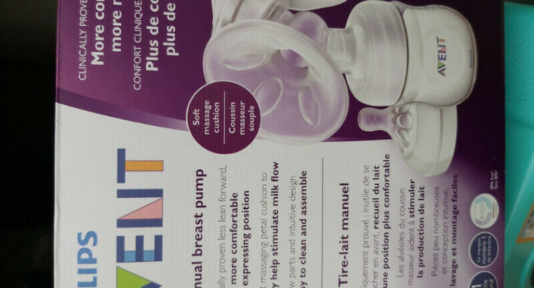 New Avent breast pump