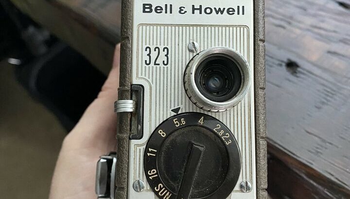 Bell and Howell 323 8mm movie camera