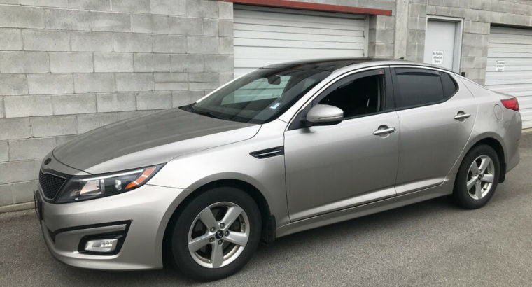 2014 KIA OPTIMA LX PLUS silver sunroof bluetooth