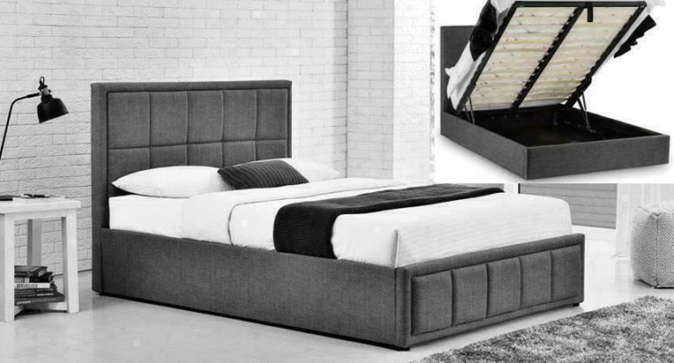 ***HAPPY SPRING SALE-Luxury fabric lift up storage bed (in queen and king)