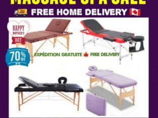 Free Home Delivery • Portable Mobile Massage Tables • Table de Massage Spa • Livraison Gratuite • Free Delivery