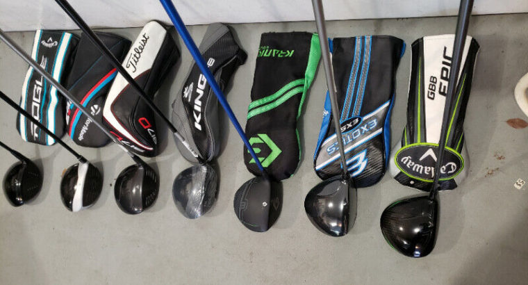 Golf Drivers Woods Hybrids Irons Wedges Putters lotzzzz $20 +