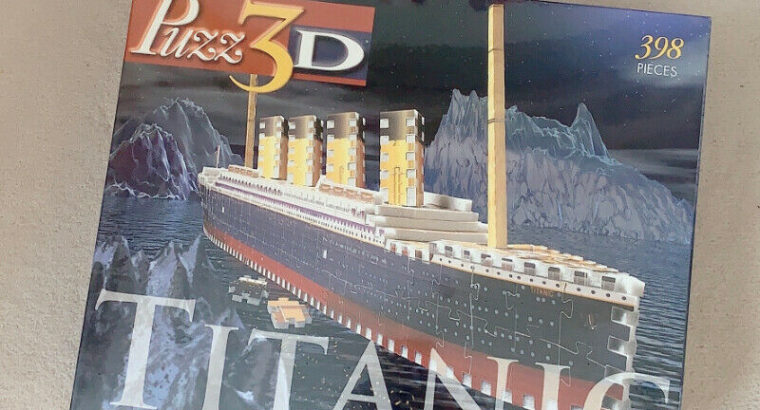 NIB Puzz 3D Titanic: 398 Piece Puzzle