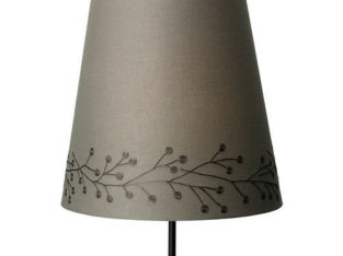 Ikea SKEBY Fabric Lamp Shade – 13″ – Taupe