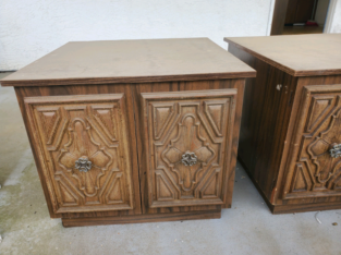 Ornamental table with cabinet/storage space