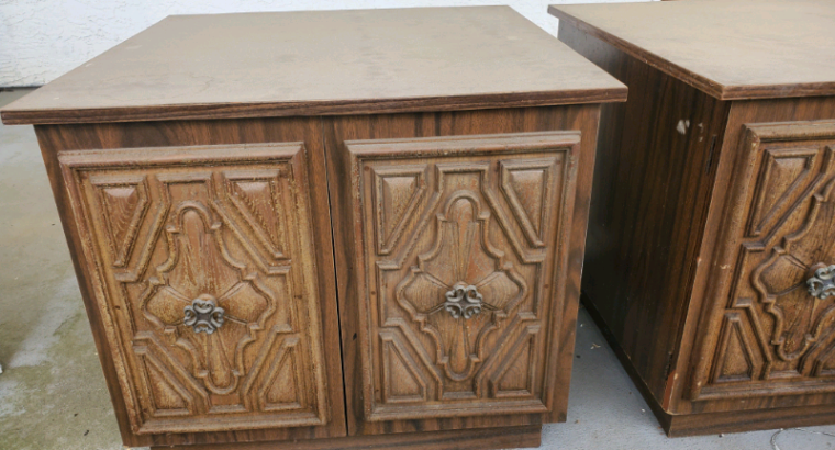 Ornamental table with cabinet/storage space