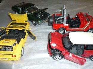 Diecast assorted toy cars