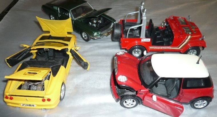 Diecast assorted toy cars