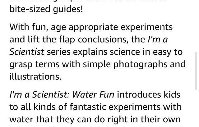 I’m a scientist water fun