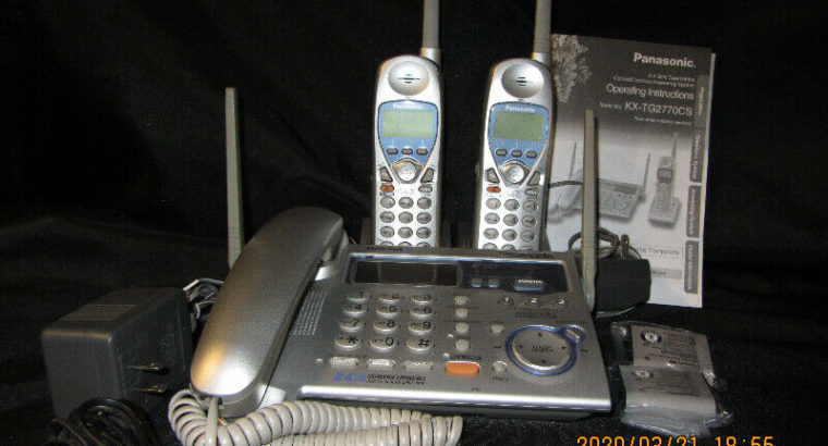 PANASONIC 2.4GHz CORDED/CORDLESS EXPANDABLE PHONE SYSTEMS