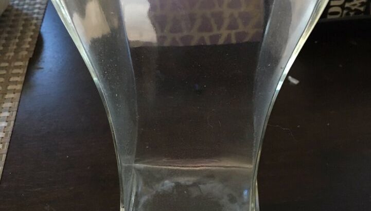 Glass vases (set of 3)