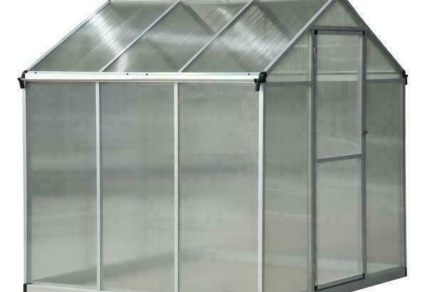 6’x6.25’x6.4′ Portable Outdoor Walk-In Cold Frame Greenhouse Aluminum Frame Brand New direct from manufacturer