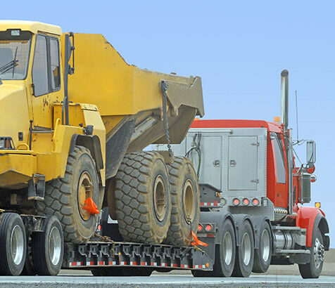 Heavy equipment hauling services across Canada