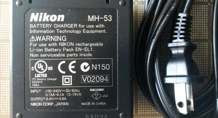 Genuine Nikon MH-53 Battery Charger for Nikon EN-EL1 Coolpix