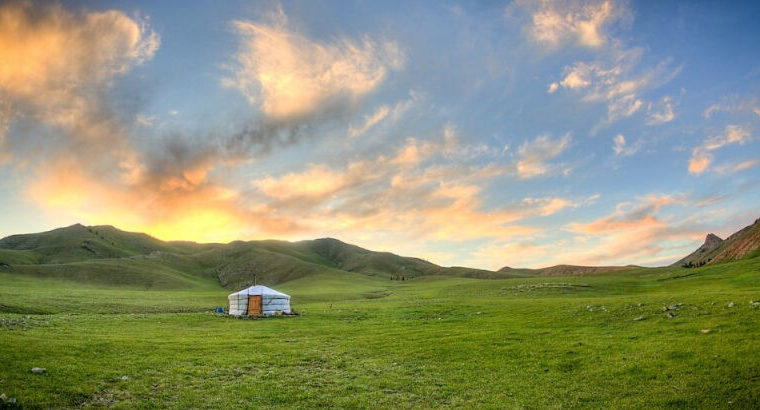 Teaching English to students in Mongolia