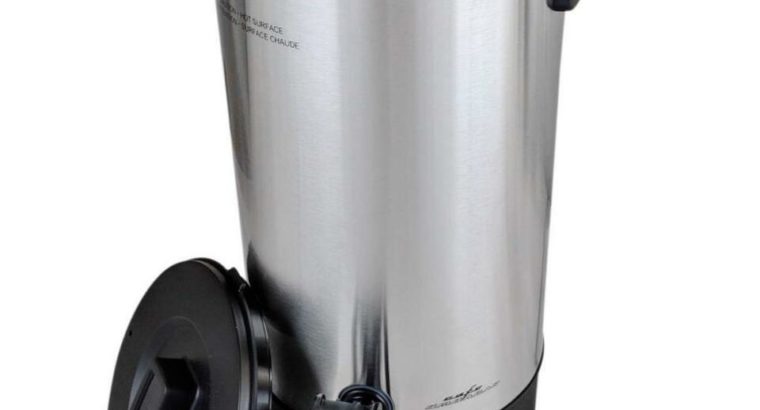 Cafe Amoroso 45 Cups Stainless Steel Commercial Electric Coffee Maker – Free Shipping