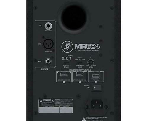 Mackie MR524 5” Powered Studio Monitor – 2 Way – Great Value for Home Studio – NEW – Musique Red One