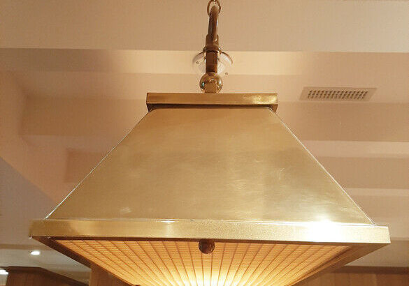 Older brass pendant lighting