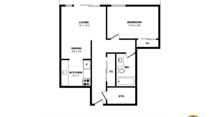 LARGE RENOVATED 1 BEDROOM + OFFICE APARTMENT FOR RENT COQUITLAM