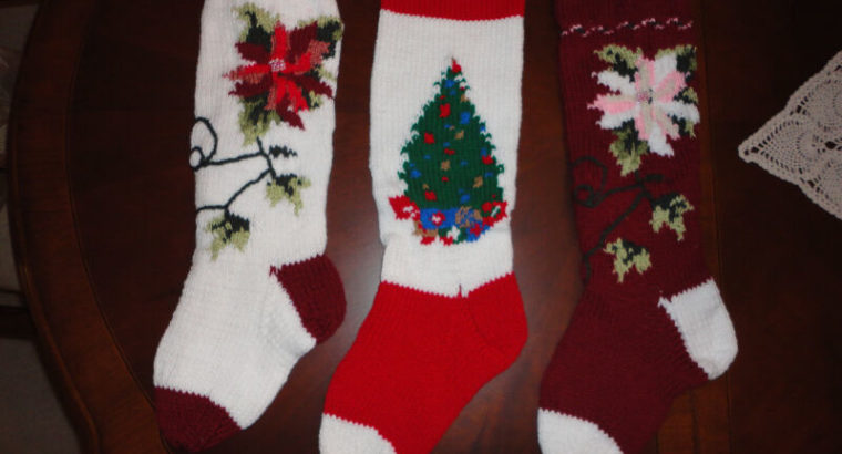 2020personalized knitted Christmas stockings