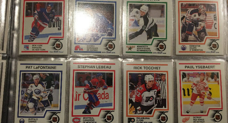 Collector hockey cards
