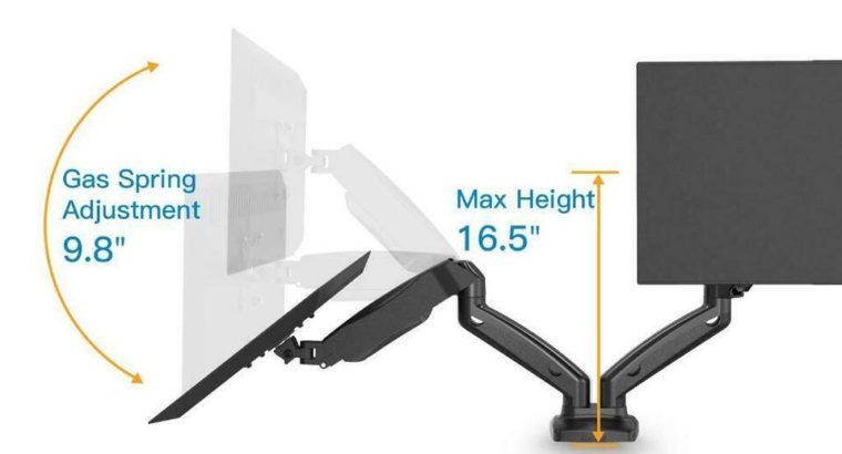 BestBuy 50% OFF | Dual Monitor Arms by MotionGrey with Quick Release Feature | $74.99 for Dual Monitors |