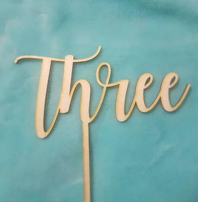 Custom Cake Topper – Personalized cake toppers – Wooden cake topper