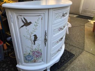 Hand painted console table