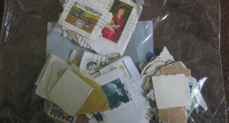 Sorted bags of postage stamps – NO DOUBLES