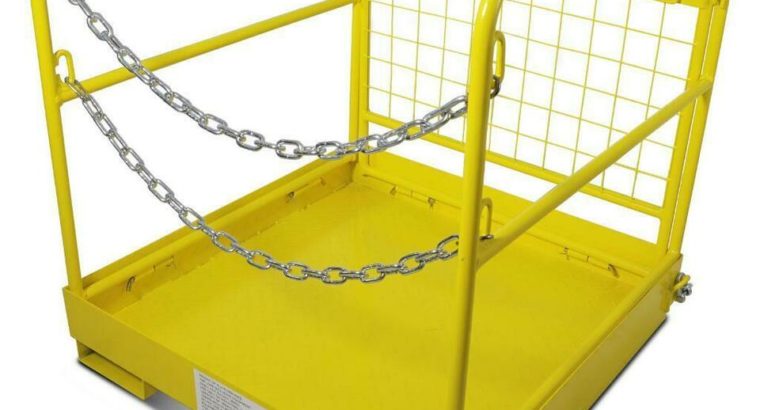 Titan Forklift Safety Cage, Collapsible Work Platform, Steel Basket, 36” x 36” – BRAND NEW – FREE SHIPPING